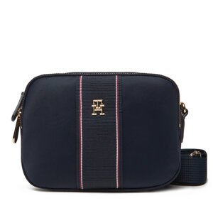 Torbica Tommy Hilfiger Poppy Camera Bag Corp AW0AW17230 Tamnoplava