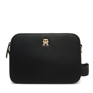 Torbica Tommy Hilfiger Th Logotape Camera Bag AW0AW17229 Crna