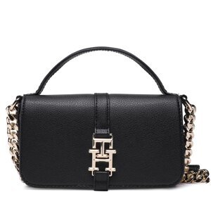 Torbica Tommy Hilfiger Th Plush Crossover AW0AW14186 Crna