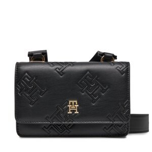 Torbica Tommy Hilfiger Th Refined Crossover Mono AW0AW15727 Crna