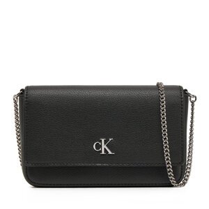 Torbica Calvin Klein Jeans Minimal Monogram Ew Flap Ph/Cb19 LV04K1027G Crna