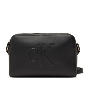 Torbica Calvin Klein Jeans Sculpted Ew Camera Bag LV04K3036G Crna