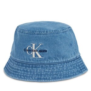 Šešir Calvin Klein Mono Logo Denim Bucket Hat LV04G5021G Plava