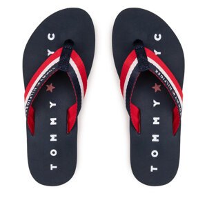 Japanke Tommy Hilfiger Tommy Loves Ny Beach Sandal FW0FW02370 Tamnoplava