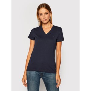 Tommy Hilfiger T-shirt Heritage V-Neck Tee WW0WW24969 Tamnoplava Regular Fit