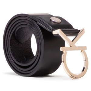 Ženski remen Calvin Klein Ck Adj.Logo Belt 3.5Cm K60K602141 Crna