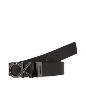 Muški remen Calvin Klein Adj/Rev Ck Metal Bombe Pb K50K510948 Crna