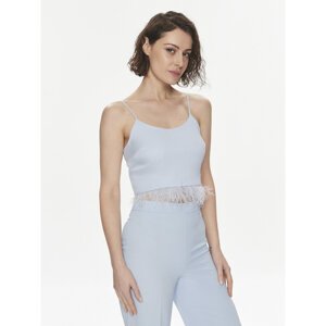 TWINSET Top 241TP2371 Svijetloplava Regular Fit