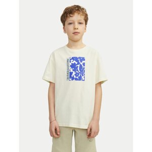 Jack&Jones Junior T-shirt Jormarbella 12257641 Écru Loose Fit