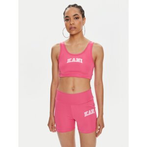 Karl Kani Top grudnjak Small Serif 6131305 Ružičasta Slim Fit