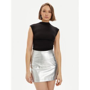 Gina Tricot Top 20883 Crna Slim Fit