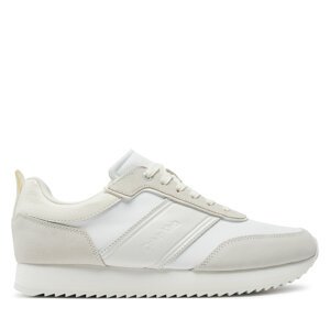 Tenisice Calvin Klein Low Top Lace Up Mix HM0HM01554 Bijela