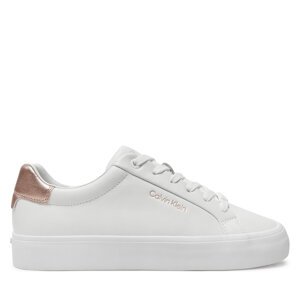 Tenisice Calvin Klein Vulc Lace Up Saff Fox W/Met Bt HW0HW02104 Bijela