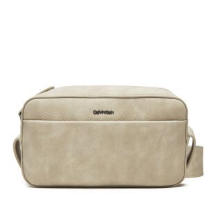 Crossover torbica Calvin Klein Ck Refined Camera Bag Nubuck K50K512748 Bež