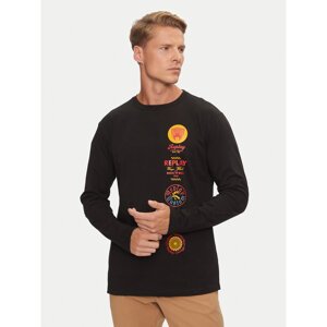 Replay T-shirt M6989 .000.2660 Crna Regular Fit