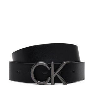 Muški remen Calvin Klein Adj/Rev Ck Metal Bombe Mono 35Mm K50K512829 Crna