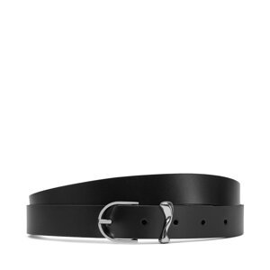 Ženski remen Calvin Klein Ck Must Organic Loop Belt 25mm K60K613234 Crna
