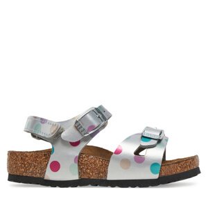 Sandale Birkenstock Rio As Kids 1029527 S Srebrna