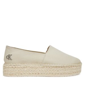 Espadrile Calvin Klein Jeans Flatform Esdparille Mg/Hdw YW0YW01737 Écru