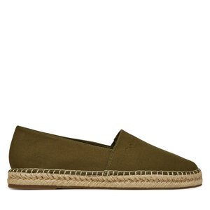 Espadrile Calvin Klein Espadrille Cv Logo HM0HM01808 Kaki