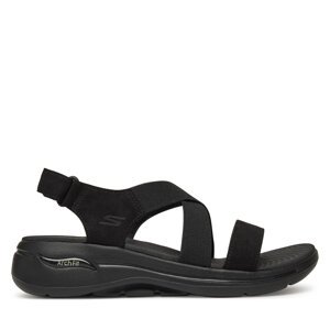Sandale Skechers Go Walk Arch Fit Sandal-Treasured 140257/BBK Crna