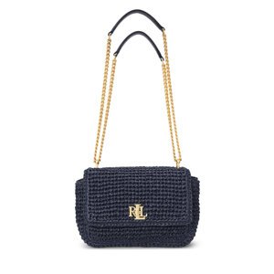 Torbica LAUREN RALPH LAUREN Woven Straw Medium Sophee Shoulder Bag 431920043005 Tamnoplava