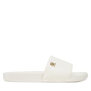 Natikače Tommy Hilfiger Th Monogram Poolside FW0FW08525 Bijela