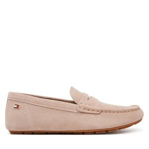 Mokasinke Tommy Hilfiger Flag Soft Suede Driver Loafer FW0FW08558 Ružičasta