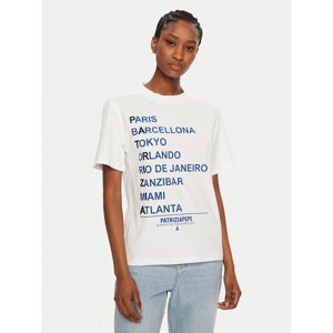 Patrizia Pepe T-shirt 8M1687/J261-W103 Bijela Regular Fit