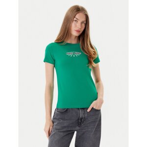 Guess Jeans T-shirt W5YI04 J1314 Zelena Slim Fit