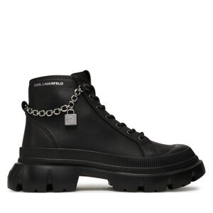 Planinarske cipele KARL LAGERFELD Trekka Max Lock KL43542 Crna