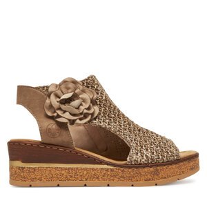 Sandale Rieker 63791-60 Smeđa