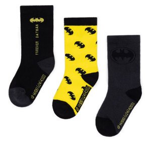 Čarape Batman ACCCS-AW24-223WBBAT (3-pack) Crna