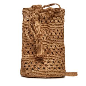 Torbica Manebi Handcrafted Raffia Beach Bucket Weaving V 2.2 AO Smeđa