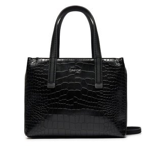 Torbica Calvin Klein Ck Must Mini Tote_Croco K60K612163 Crna