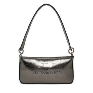 Torbica Calvin Klein Jeans Sculpted Shoulder K60K612732 Srebrna