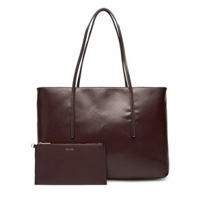Torbica Calvin Klein Emblem Aop Tote W/ Pouch LV04F3266G Tamnocrvena