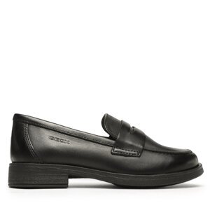 Loaferice Geox Jr Agata D J3449D 00043 C9999 M Crna