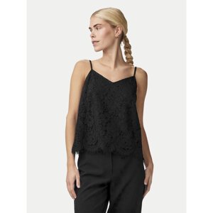 YAS Top Perla 26032812 Crna Regular Fit