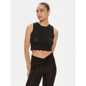 TWINSET Top 241TT3161 Crna Slim Fit