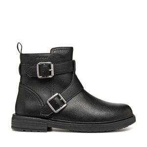 Zimske čizme Geox Jr Eclair J469QX 000BU C9999 S Crna