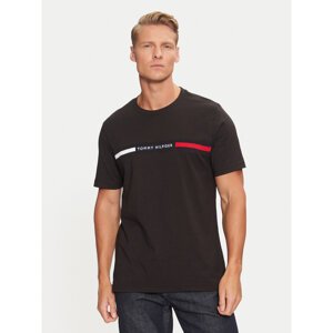 Tommy Hilfiger T-shirt MW0MW36498 Crna Regular Fit