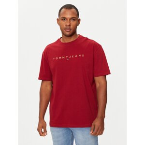 Tommy Jeans T-shirt DM0DM19694 Crvena Regular Fit
