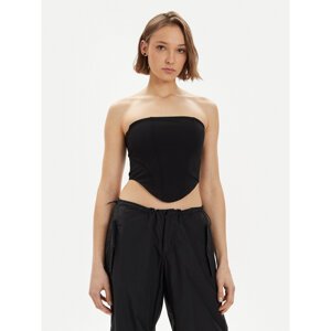 Gina Tricot Top 21293 Crna Slim Fit