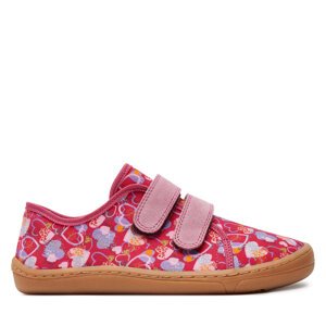 Papuče Froddo Barefoot Canvas G1700390-2 S Ružičasta