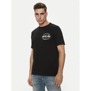 Replay T-shirt M6874 .000.2660 Crna Regular Fit