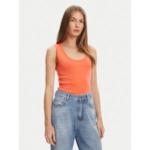 United Colors Of Benetton Top 3GA2DH010 Narančasta Slim Fit