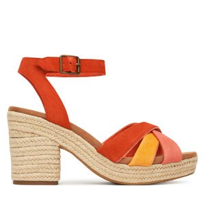 Espadrile Toms Majorca Strappy 10021951 Crvena