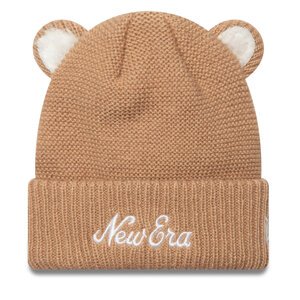 Kapa New Era Teddy Bear Ears Cuff Knit Beanie 60580794 Smeđa