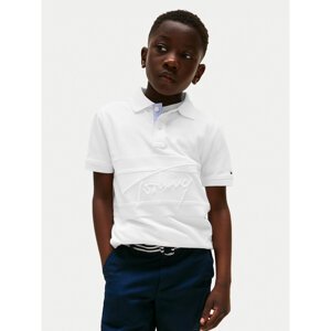 Tommy Hilfiger Polo Flag KB0KB09714 Bijela Regular Fit